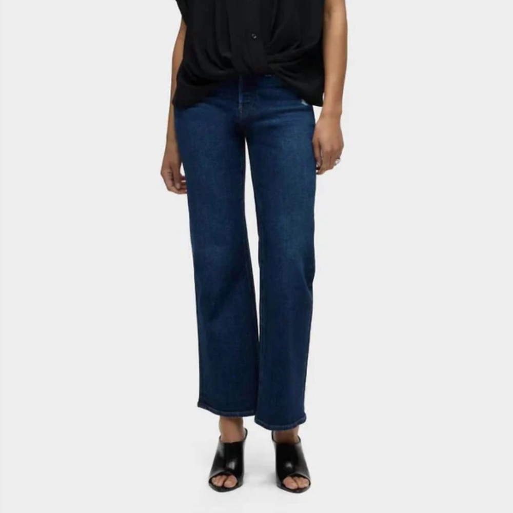 Rosie High-Rise Wide Leg Ankle Jean BONFIRE / 29